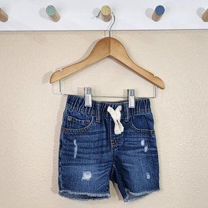 Distressed Denim Pull-On Shorts - babyGap Size 2